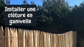 Installer une clôture en ganivelle [upl. by Eeima]