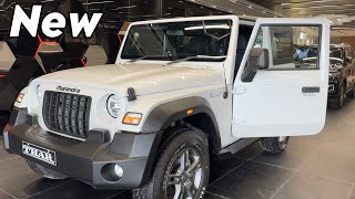 NEW THAR 4x4 2024 LX Hard Top White Colour ₹15 Lakh Top Model Review [upl. by Ettelorahc]