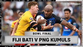 Fiji Bati v Papua New Guinea Kumuls  2023 Pacific Championships Bowl Final  Full Match Replay [upl. by Ativla21]