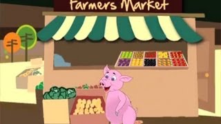 This Little Piggy  Animated Nursery Rhymes amp Songs For Kids [upl. by Nyrat]