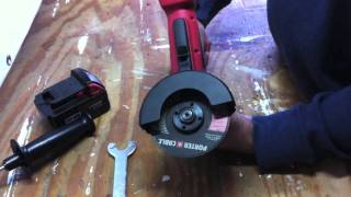 Milwaukee 268020 18V Cordless M18 412in CutOffGrinder  Review [upl. by Margetts]