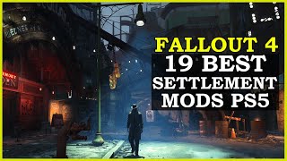 Fallout 4 19 Best Settlement Building Mods For PS5 Next Gen Update [upl. by Stafford29]