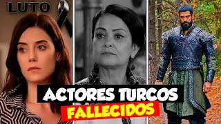 10 ACTORES TURCOS QUE FALLECIERON 2023 [upl. by Janicki]