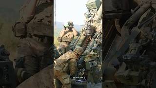 Reloading and firing a mortar from an M777 howitzer shorts [upl. by Maise]