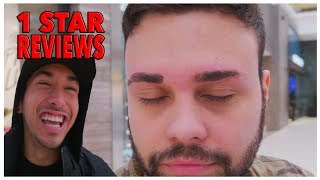 Getting Eyebrows Waxed At The WORST Reviewed Salon In My City Los Angeles [upl. by Hanus]