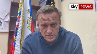 Alexei Navalny calls for protests over his arrest [upl. by Moffit]