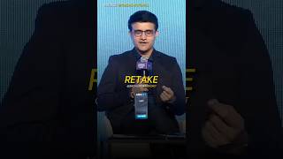 There is no option of retake in cricket souravganguly indiancricketer cricket cricketindia [upl. by Malloy]