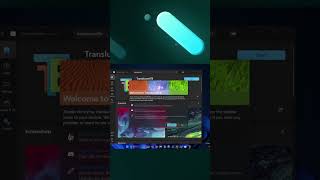 🤩Make Taskbar Transparent in Windows11 windows11 taskbar getassist [upl. by Talbott]