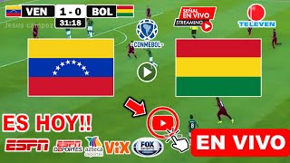 Venezuela vs Bolivia en vivo donde ver a que hora juega Venezuela vs Bolivia Eliminatorias 2024 [upl. by Aivatal]