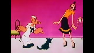 Popeye I Dont Scare 1956  Classic Cartoon [upl. by Ennayelhsa]