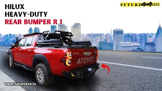 Hilux HeavyDuty Rear Bumper R 1Futurz4x4 [upl. by Rivalee994]