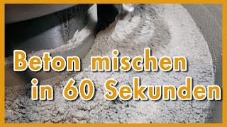 Beton mischen in 60 Sekunden [upl. by Eiznekcam182]