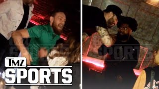 Conor McGregor Hit the Club with Ezekiel Elliott after Cowboys Game  TMZ Sports [upl. by Alusru]