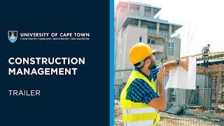 UCT Construction Management Online Short Course  Trailer [upl. by Schrick]