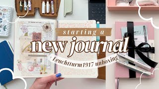 How I Start a ✨ New Journal ✨ Leuchtturm1917 Unboxing amp Lots of First Journal Page Examples [upl. by Nomannic]