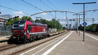 Various Freighttrains at Zwijndrecht The Netherlands  13 June 2020 [upl. by Aihtak]