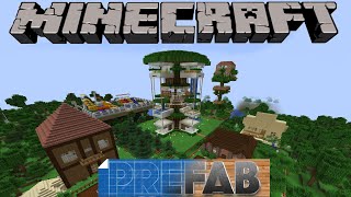 Minecraft Prefab Mod Showcase [upl. by Arem]