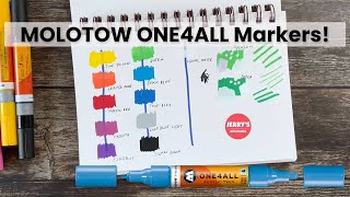 Artist Review  MOLOTOW Twin Tip Acrylic Markers [upl. by Robbyn441]