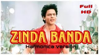 Jawan Zinda Banda Harmonica Version Full HD Video  Shahrukh  Anirudh  Nayanthara Vijay Soham [upl. by Nilla]