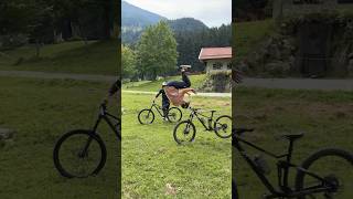 How to Frontflip vom Bike mit paulfrege 😅 fail shorts mtb [upl. by Piane890]