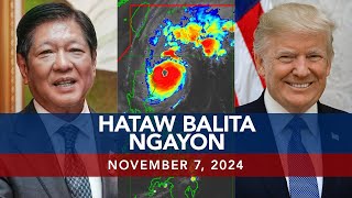 UNTV Hataw Balita Ngayon  November 07 2024 [upl. by Grory]