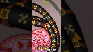 🐍Worms Zone Io❤️001 slithar snake top 01 best word Record snake epic cacing Wormhu [upl. by Neerac199]