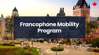 Francophone Mobility Program [upl. by Llerreg345]