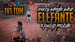 🔥ELEFANTE x PUBG Mobile  Beat Sync  1v1 TDM  The Wolv007🔥 [upl. by Icats460]