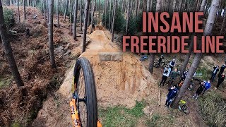 THIS COULD BE THE BIGGEST MTB JUMP LINE IN THE UK [upl. by Ybba831]