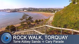 The Royal Terrace Gardens  Rock Walk  Torquay Devon [upl. by Ledniahs]