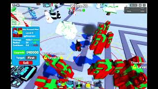 Beating The New North Pole Map With Only Christmas Units  Toilet Tower Defense [upl. by Amabelle395]