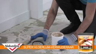 How to  Super VloerlijmVerwijderaar  Alabastine [upl. by Fen]