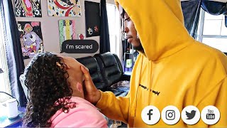 HICKEY PRANK ON BOYFRIEND GETS PHYSICAL [upl. by Niasuh501]