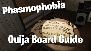 Ouija Board Guide For Phasmophobia 2024 [upl. by Nedloh]