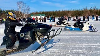 2022 BATHURST NB SNOWMOBILE RACES [upl. by Annis]