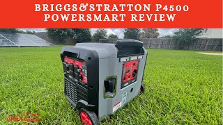 Briggs amp Stratton PowerSmart 4500Watt Gasoline Portable Inverter Generator Review [upl. by Ma]