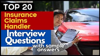 Insurance Claims Handler Interview Questions And Answers for 2024 [upl. by Ennasus16]