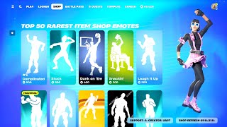 20 RAREST emotes in Fortnite history do you own any of these dances [upl. by Dennet]