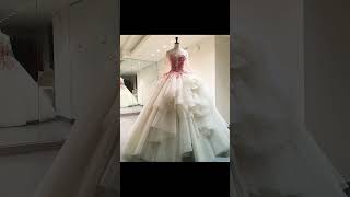 new beautiful trendy ball gown dress collection ll anjum official [upl. by Atoiyanap348]