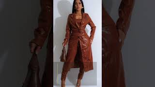 Savage Luxe Faux Leather Three Piece Pant Set [upl. by Eiblehs]