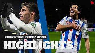 👊 𝟑 𝐠𝐨𝐚𝐥𝐬 🔛 𝟑 𝐩𝐮𝐧𝐭𝐞𝐧  HIGHLIGHTS sc Heerenveen  Fortuna Sittard [upl. by Norton353]