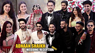 Adnan Shaikh Wedding Reception Jannat Zubair And Faisu Shivani Kumari Arbaz Patel amp Akanksha Puri [upl. by Athelstan]