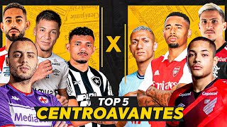 QUEM SÃO OS MELHORES CENTROAVANTES BRASILEIROS DA ATUALIDAD MONTAMOS UM TOP 5 [upl. by Aushoj]