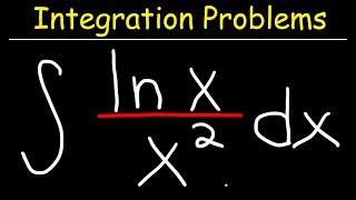 Integral of lnxx2 [upl. by Chaves226]