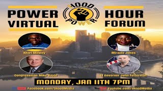 1Hood Power Hour  USRep Mike Doyle Lt Gov John Fetterman Julie Strickland Gilliard  11121 [upl. by Nolrac]