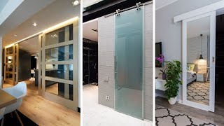 49 PUERTAS CORREDIZAS de INTERIOR para definir tu espacio con estilo [upl. by Atikal50]