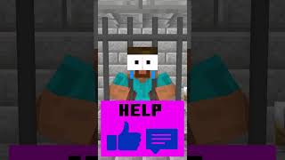 Help Herobrine Escape the Prison Challenge Entity vs Notch vs Saitama vs Herobrine shorts fyp [upl. by Avigdor618]