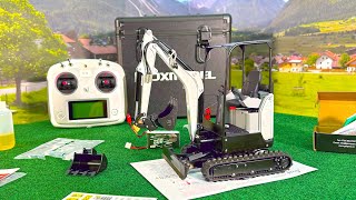 EXTREM SMAL RC MINI EXCAVATOR  RC BOBCAT E20  MINI HYDRAULIC RC MACHINE  JX MODEL  JX E20 114 [upl. by Curzon]