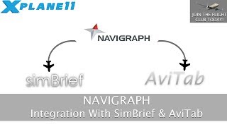 Navigraph  Integration with SimBrief and AviTab Tutorial [upl. by Rriocard]