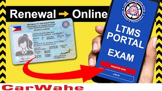 Drivers License Renewal CDE Validation EXAM LTO PORTAL Online Registration via Mobile Phone [upl. by Yenettirb]